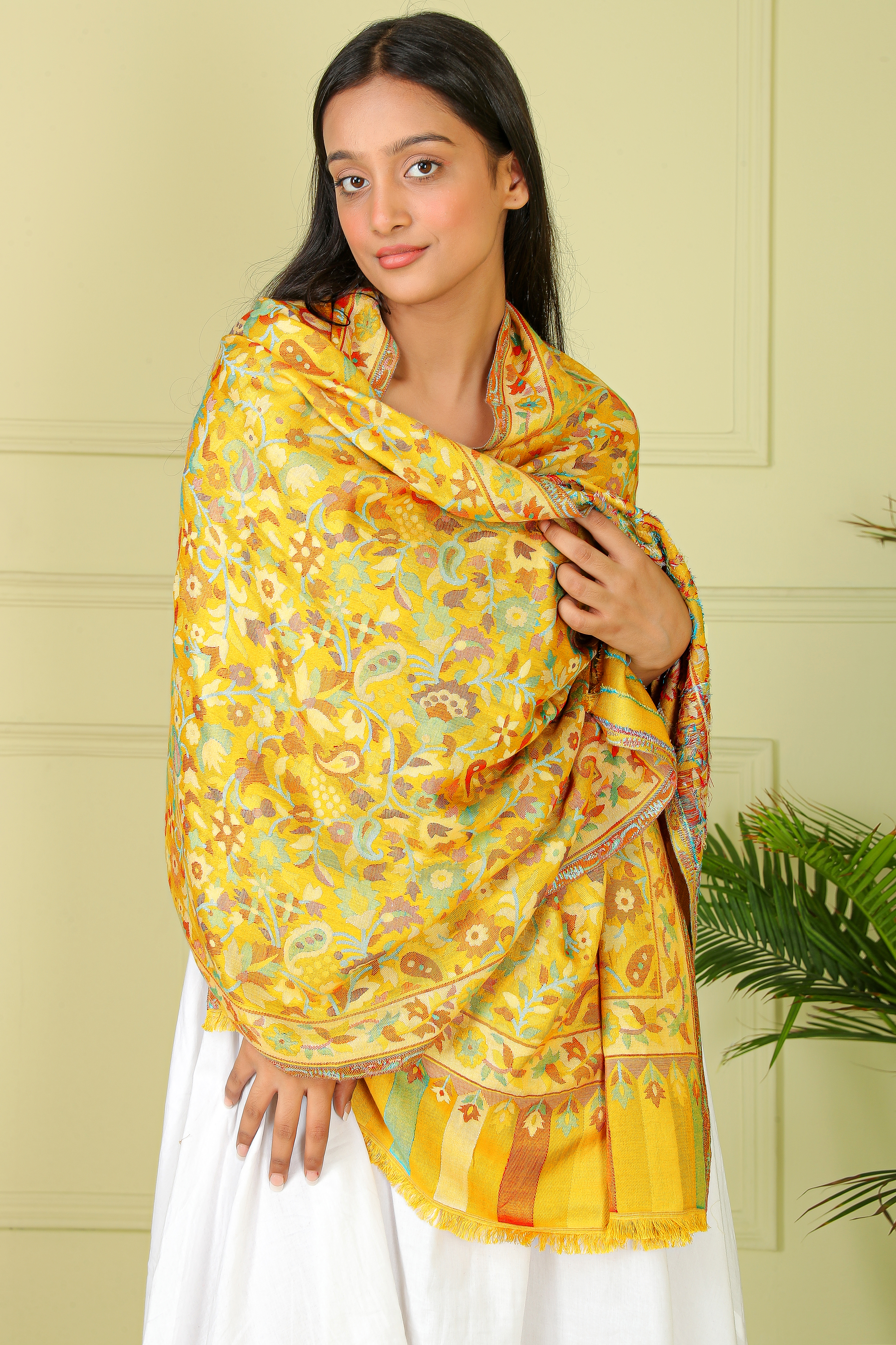 Kani Soft touch Mustard shawl