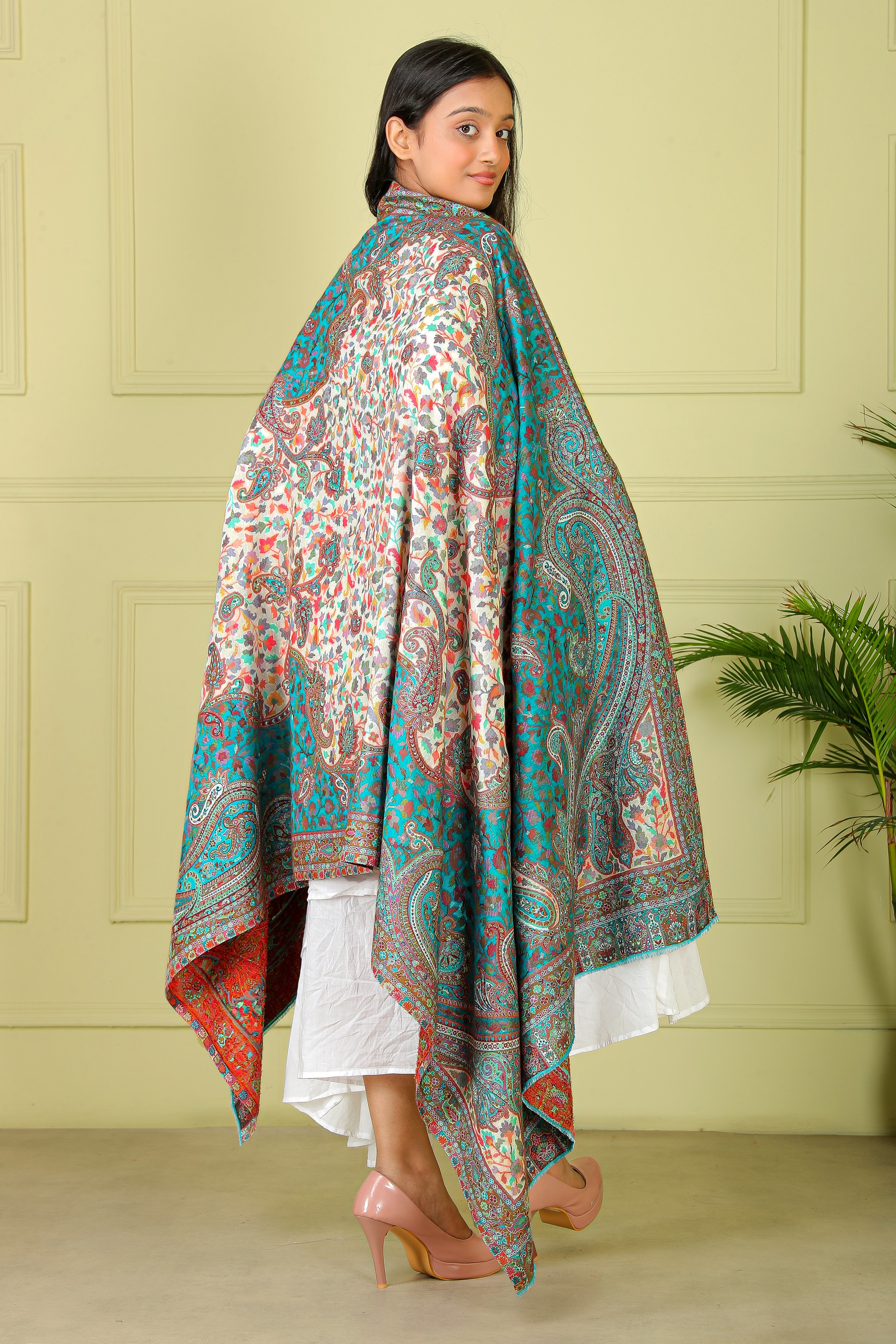 Kani Shawl Green Women