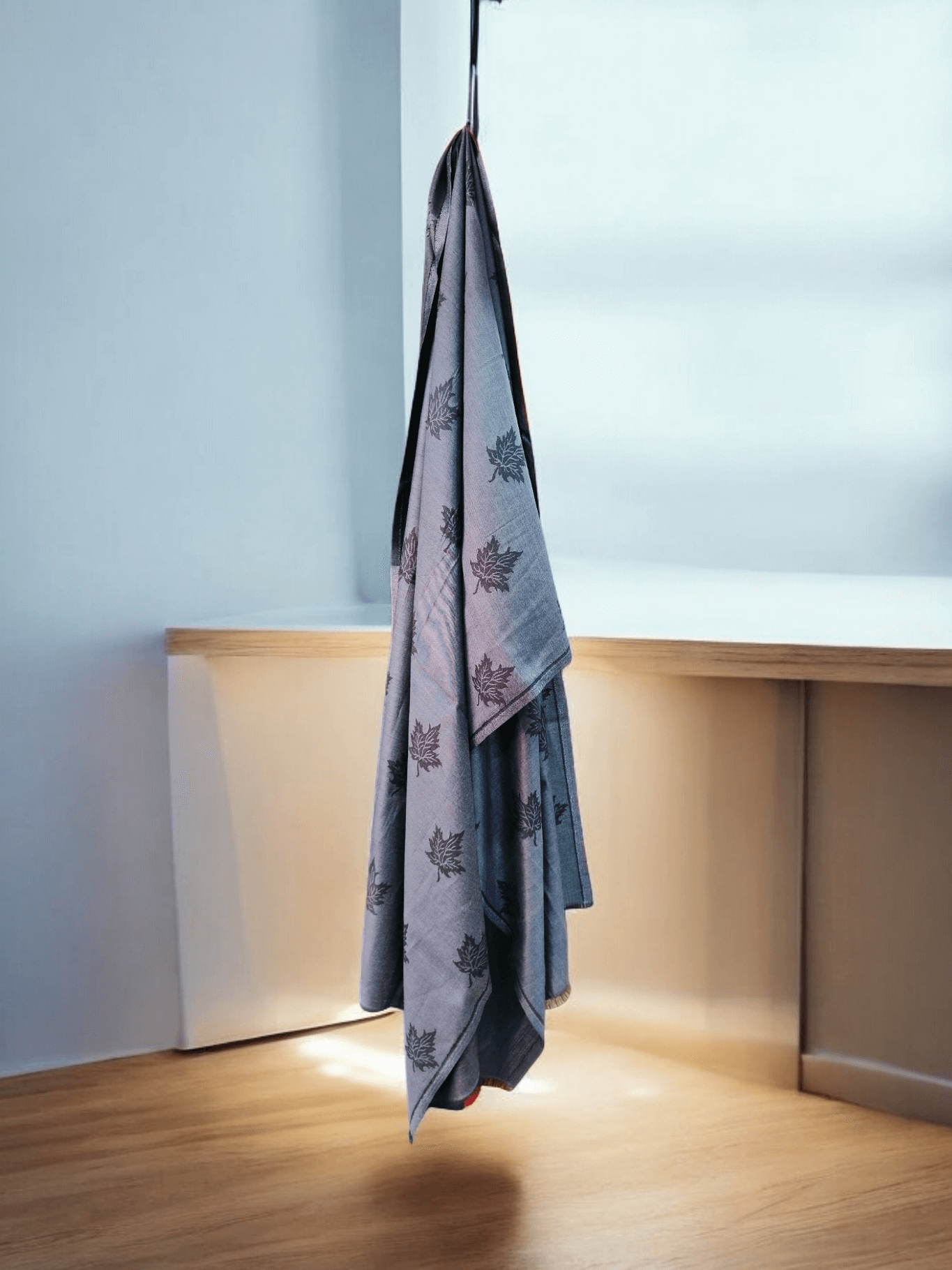 Modal soft silk stole-Steal Grey